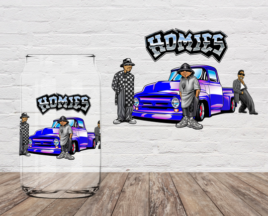 Homies Purple Truck 4" UV DTF
