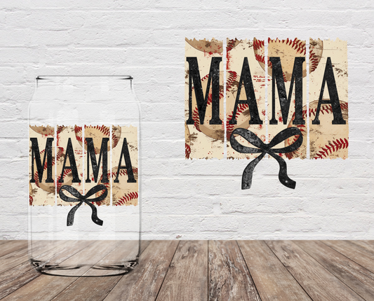 Baseball Mama 4" UV DTF