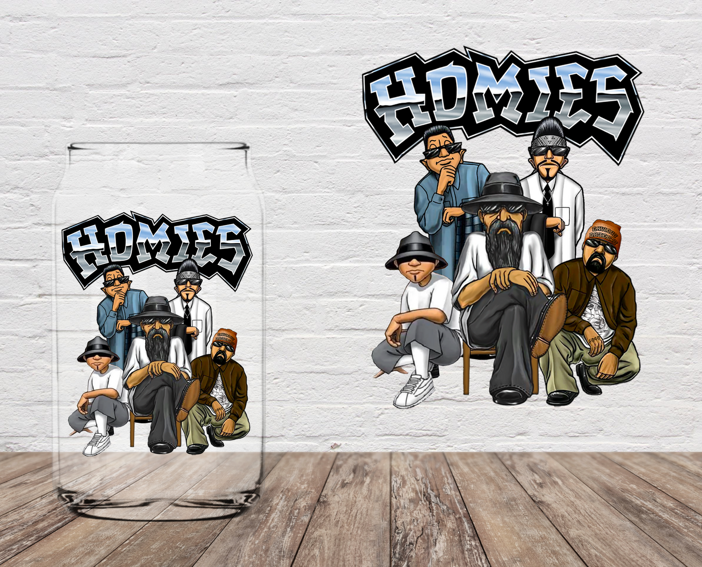 Homies 4" UV DTF