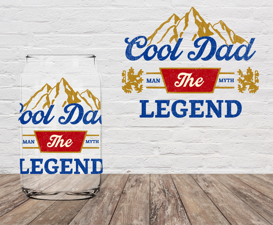 Cool Dad Legend 4" UV DTF