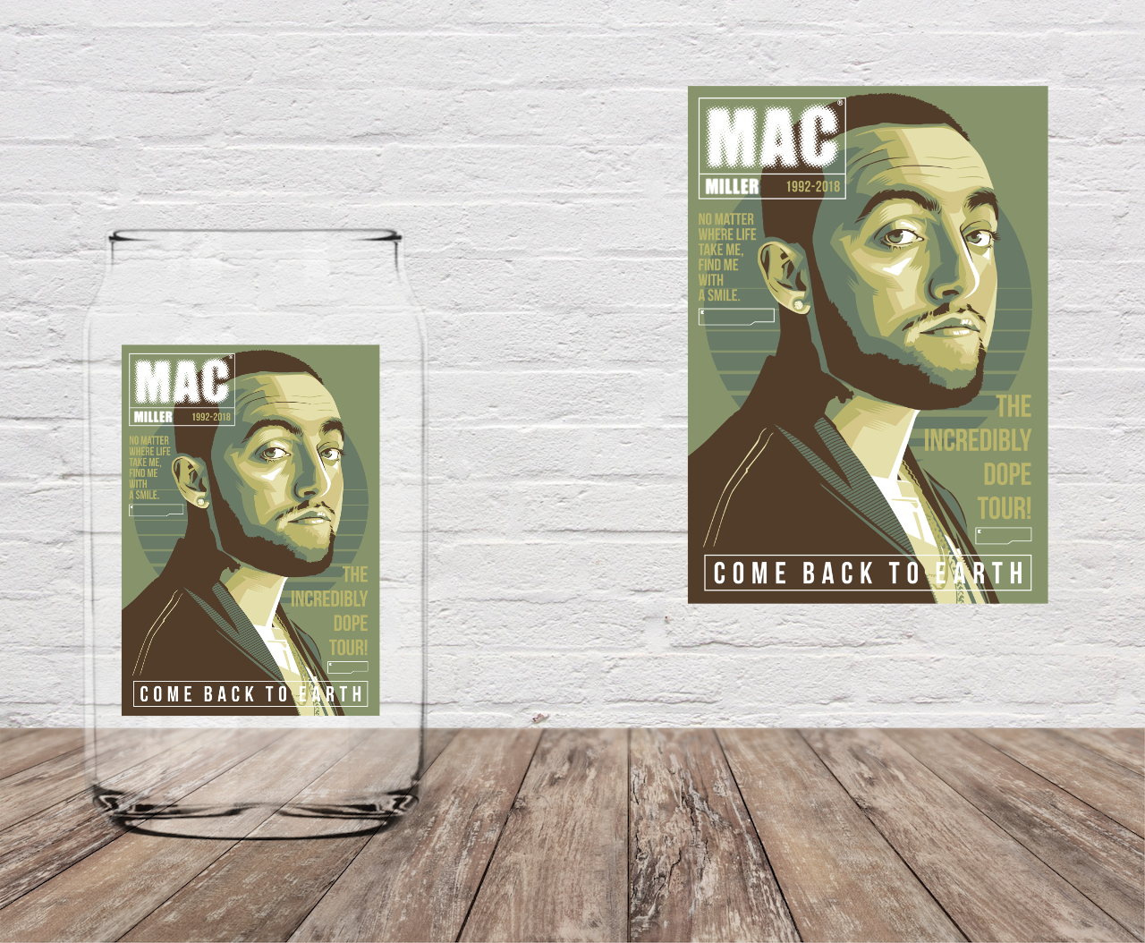 MAC Face 4" UV DTF