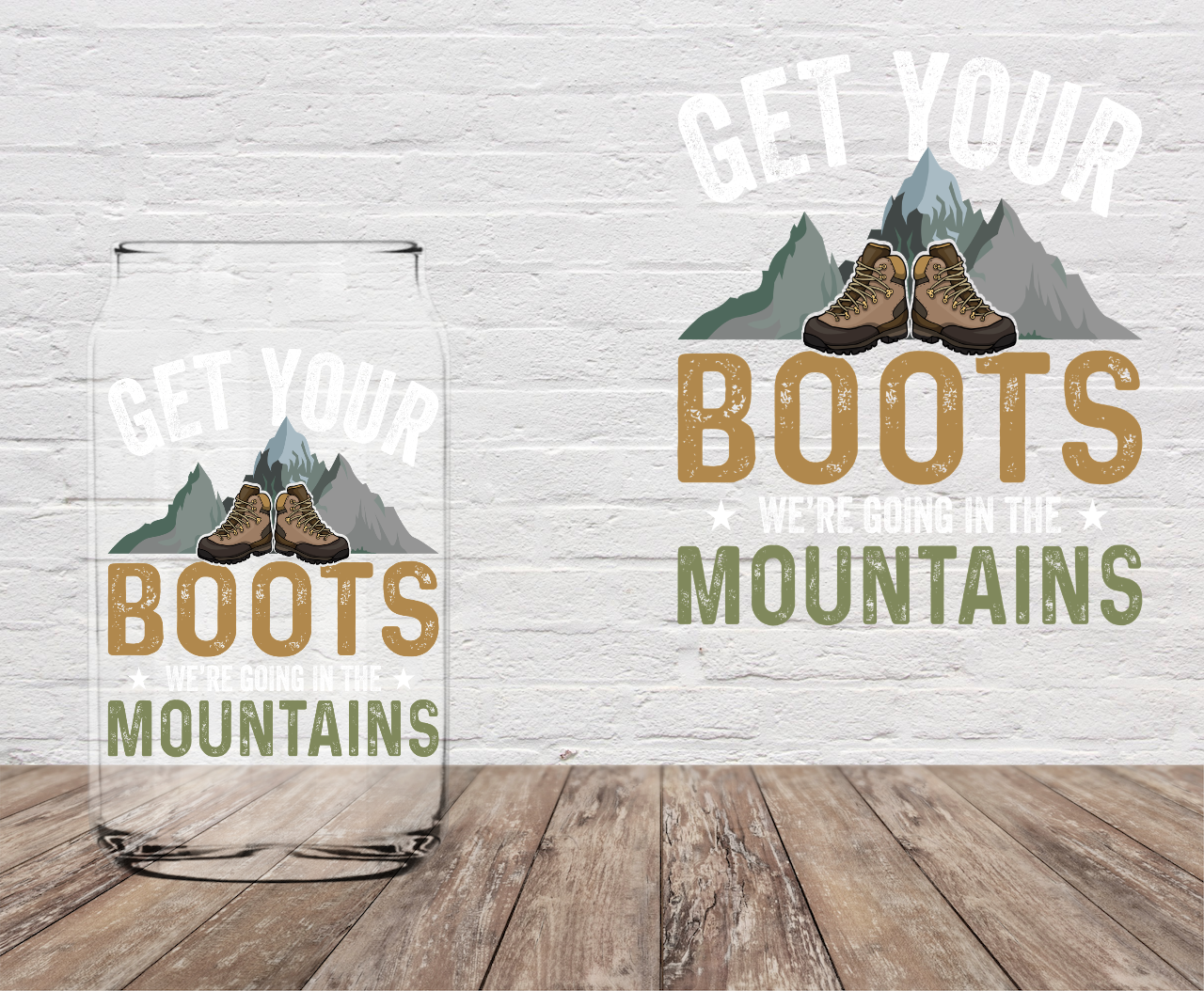 Get Your Boots 4" UV DTF