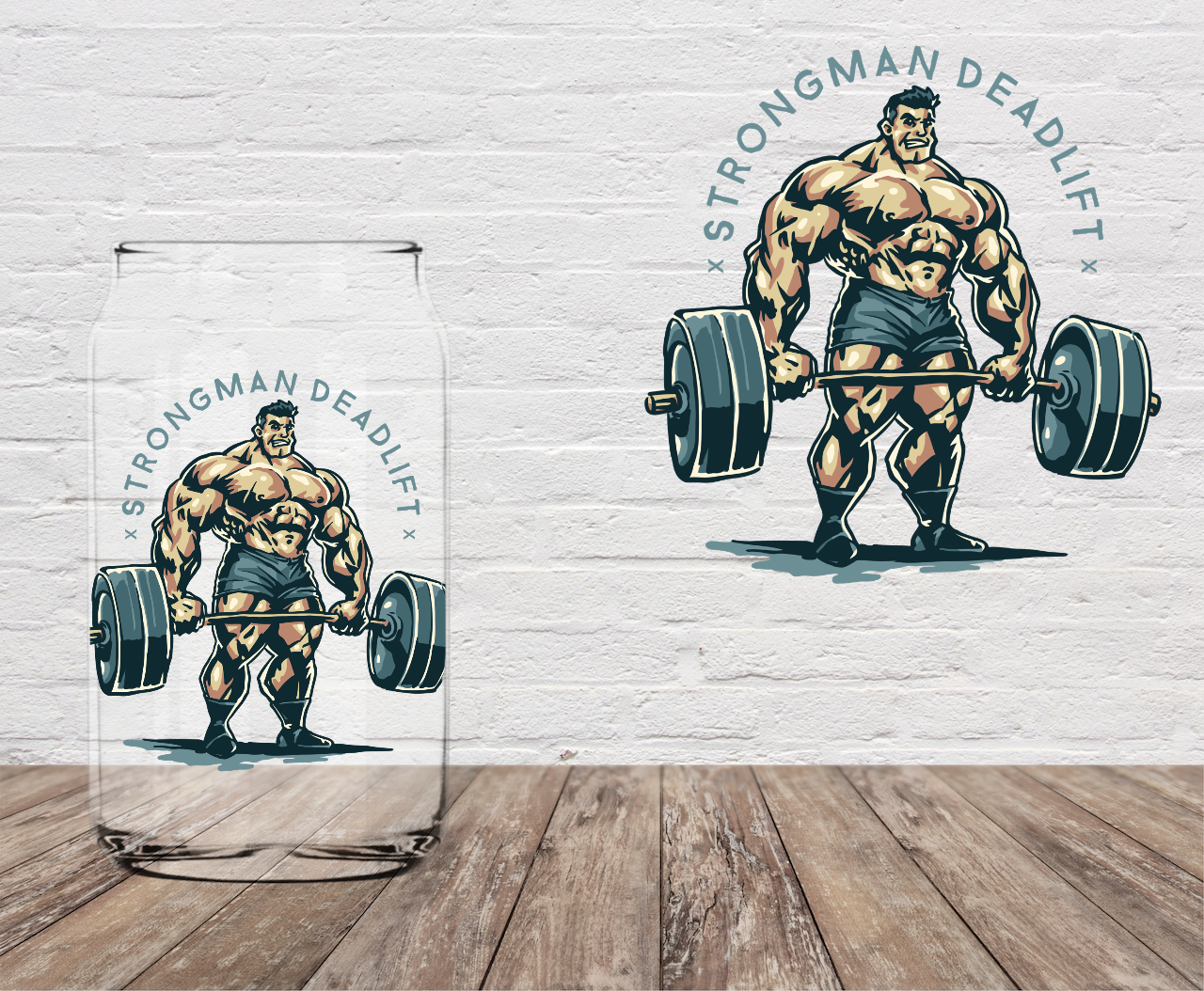 Strongman Deadlift 4" UV DTF