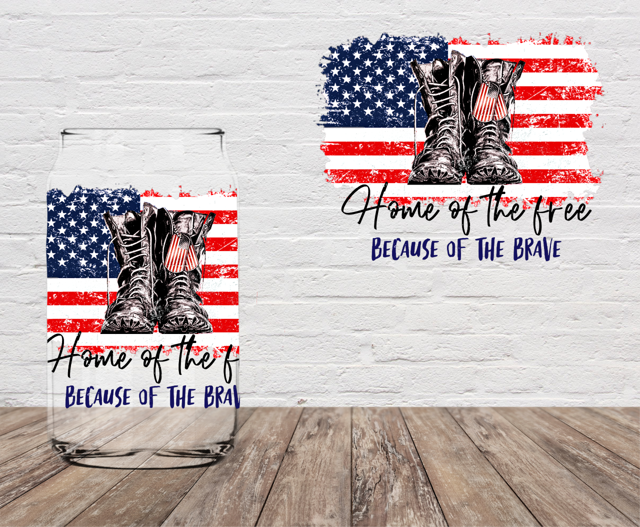 Home of the Free 4" UV DTF