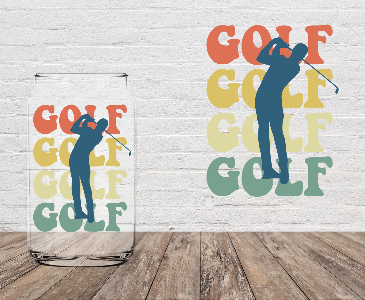 Golf List 4" UV DTF