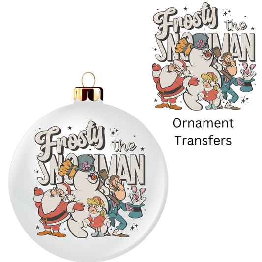 Frost Snowman Ornament Transfer UV DTF