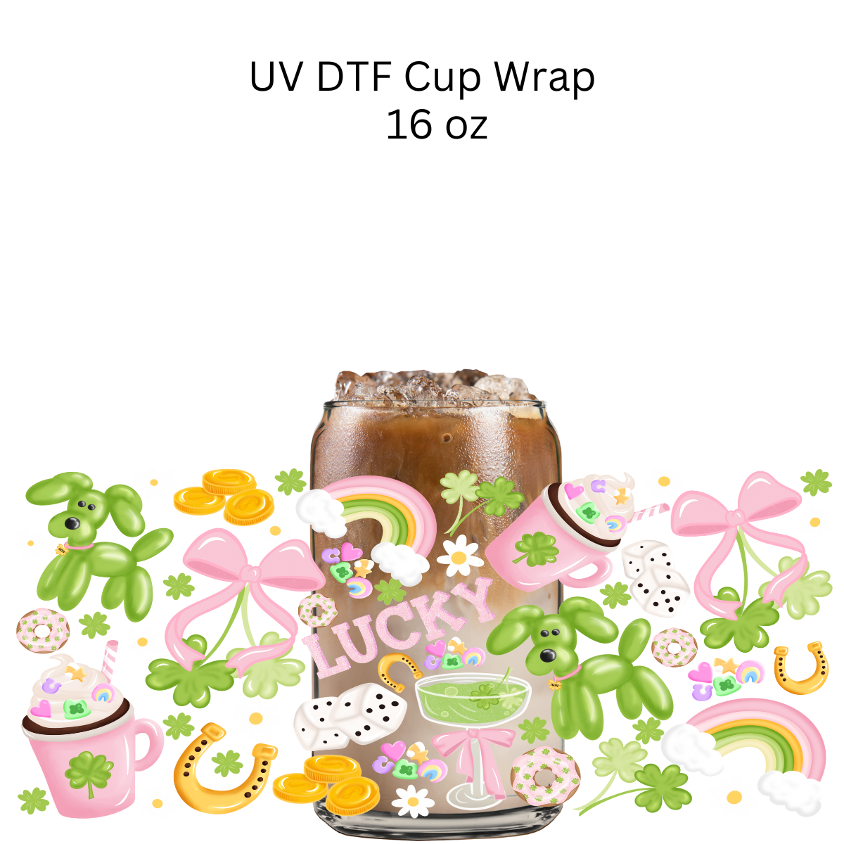 Lucky Things UV DTF Cup Wrap