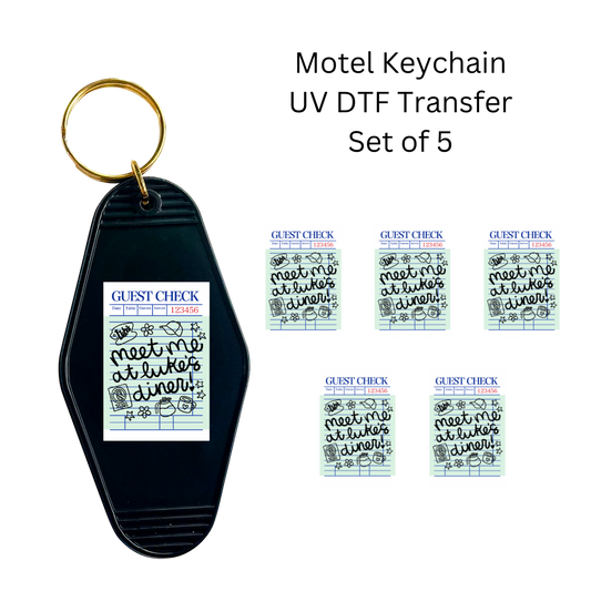 Meet me at the Diner UV DTF Transfer