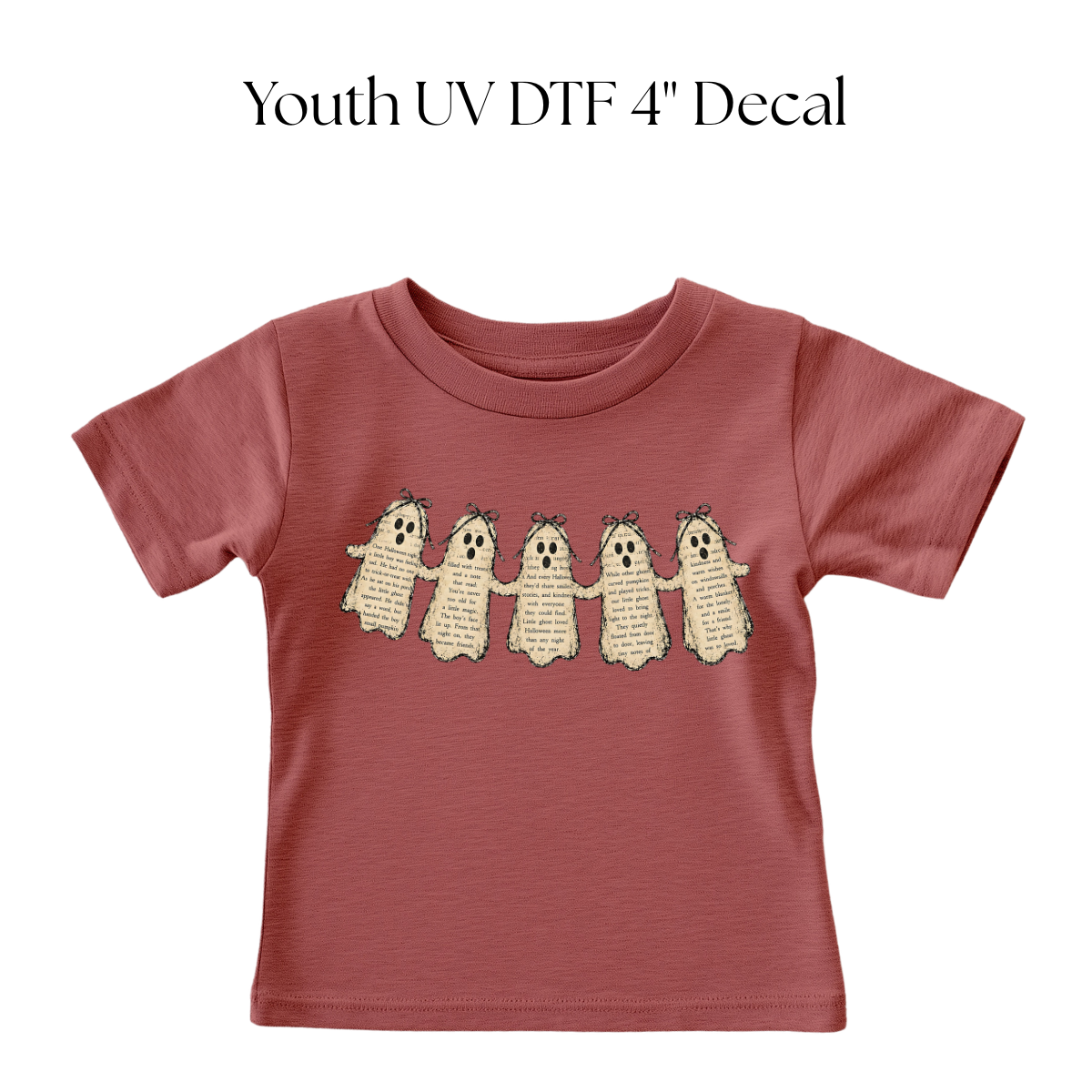 YOUTH Book Pages Ghosties DTF Transfer