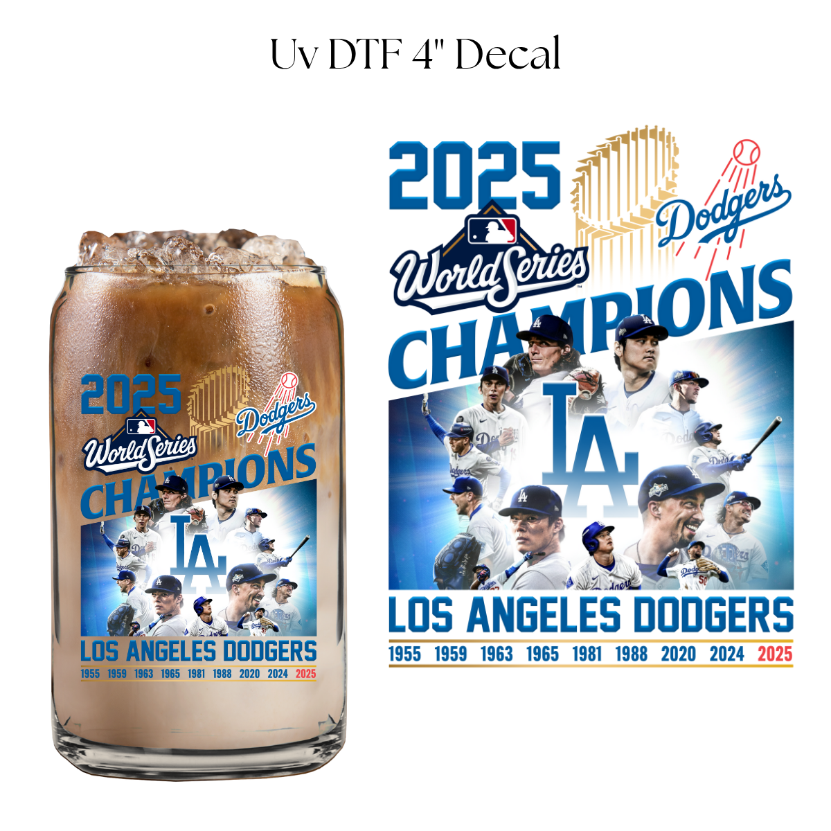 2025 Doy 4” UV DTF Decal