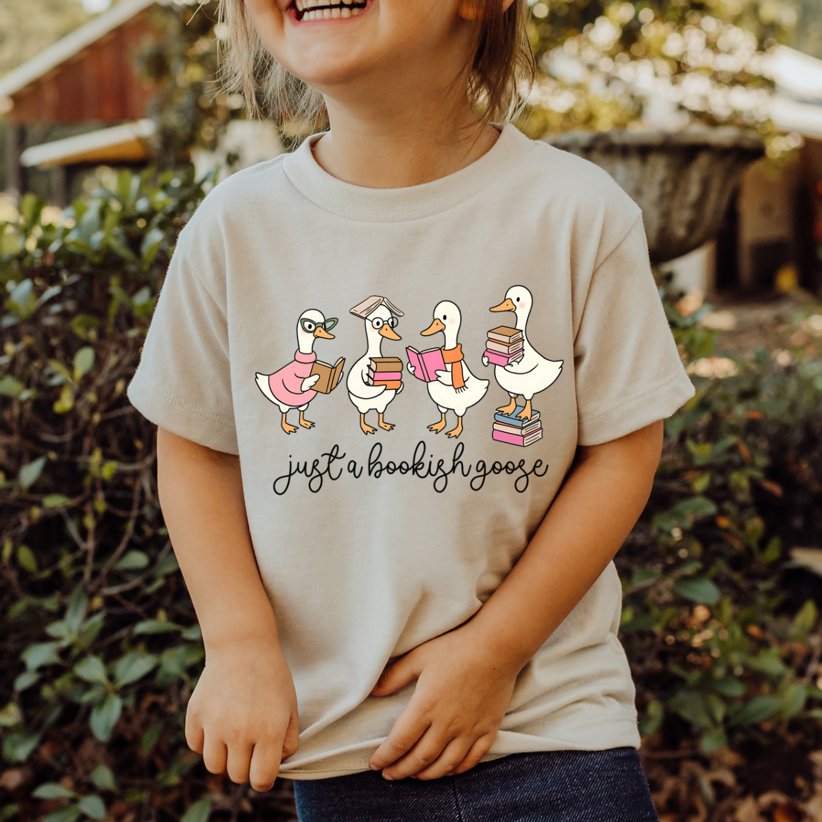 YOUTH Just a Bookish Goose DTF TRANSFER
