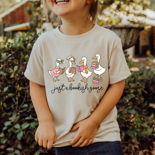YOUTH Just a Bookish Goose DTF TRANSFER