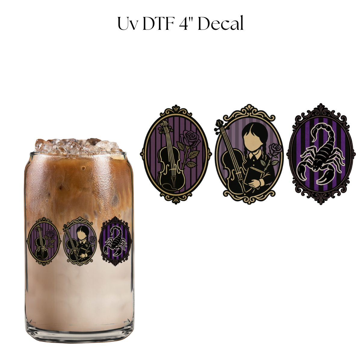 Wed Frames 4” UV DTF Decal