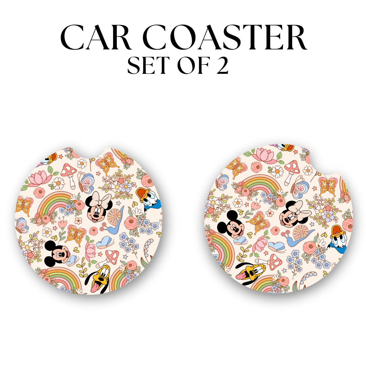 Spring Enchanted Friends Coaster UV DTF Transfer