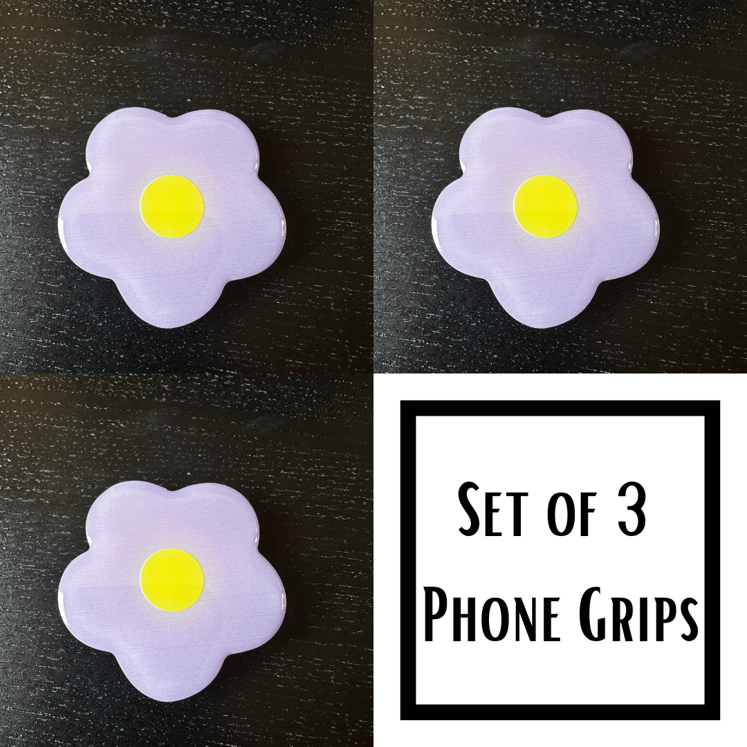 Purple Flower PHONE GRIP
