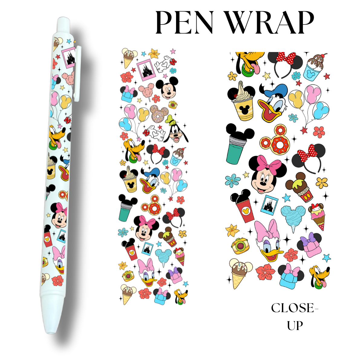 Magical Friends UV DTF Wrap For Ballpoint Pen