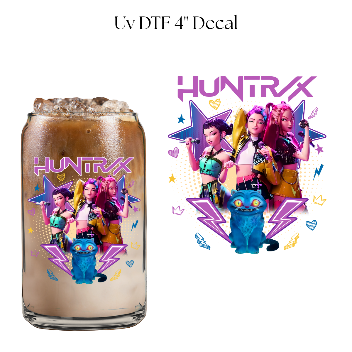 KP Girls 4” UV DTF Decal