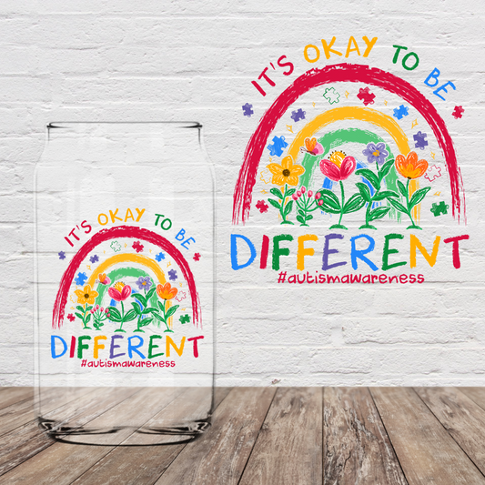 It’s Ok to be Different 4" UV DTF