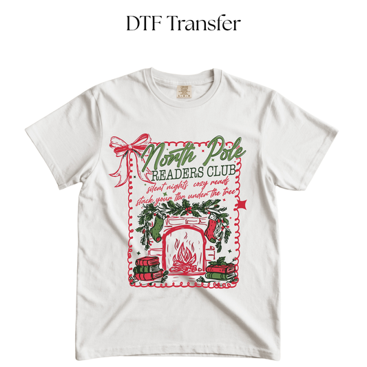 North Pole Readers Club DTF Transfer