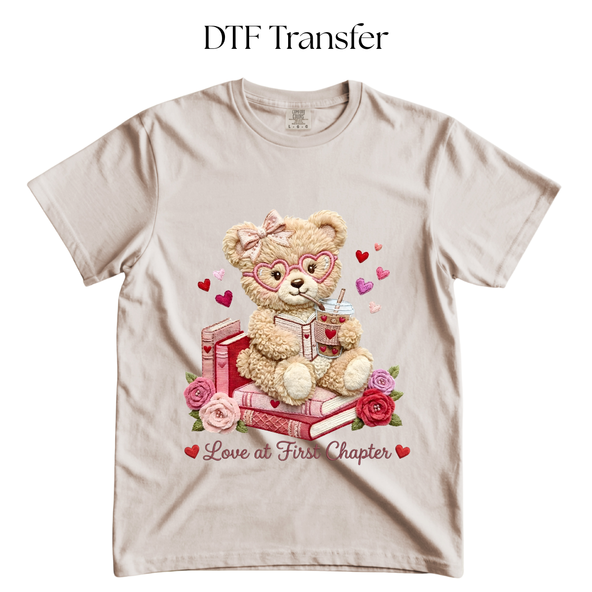 Love at First Chapter DTF Transfer
