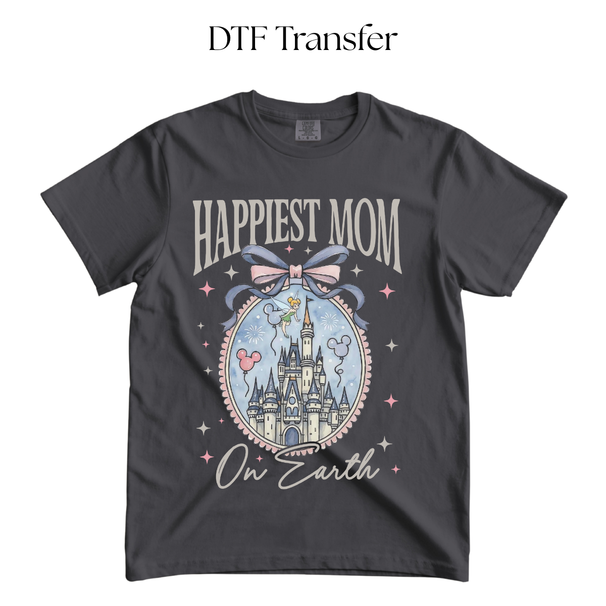 Happiest Mom on Earth DTF Transfer