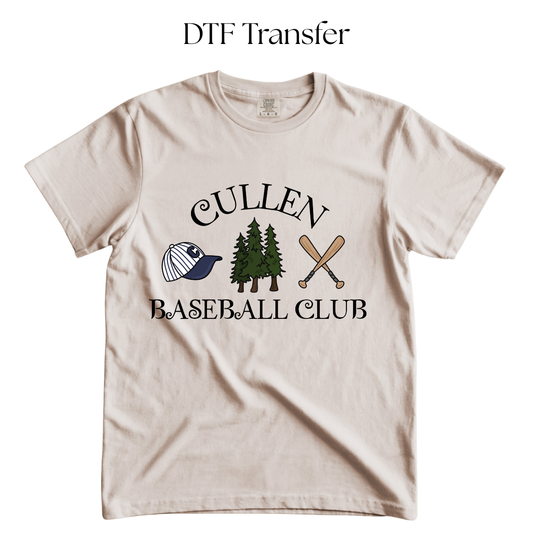 Baseball Club DTF Transfer