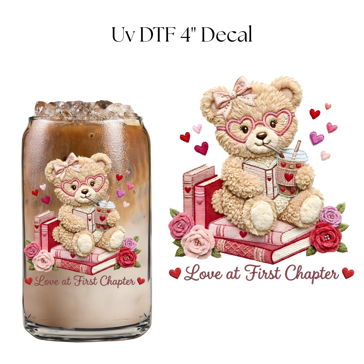 Love at First Chapter 4” UV DTF Decal