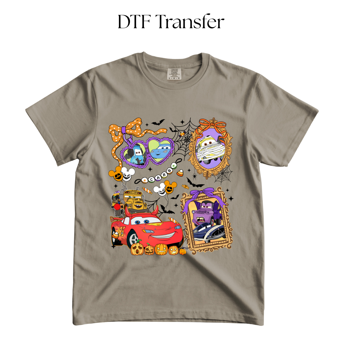 Halloween Car Frames DTF Transfer