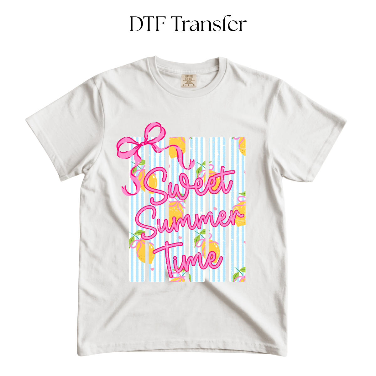 Sweet Summer Time Lemons DTF Transfers