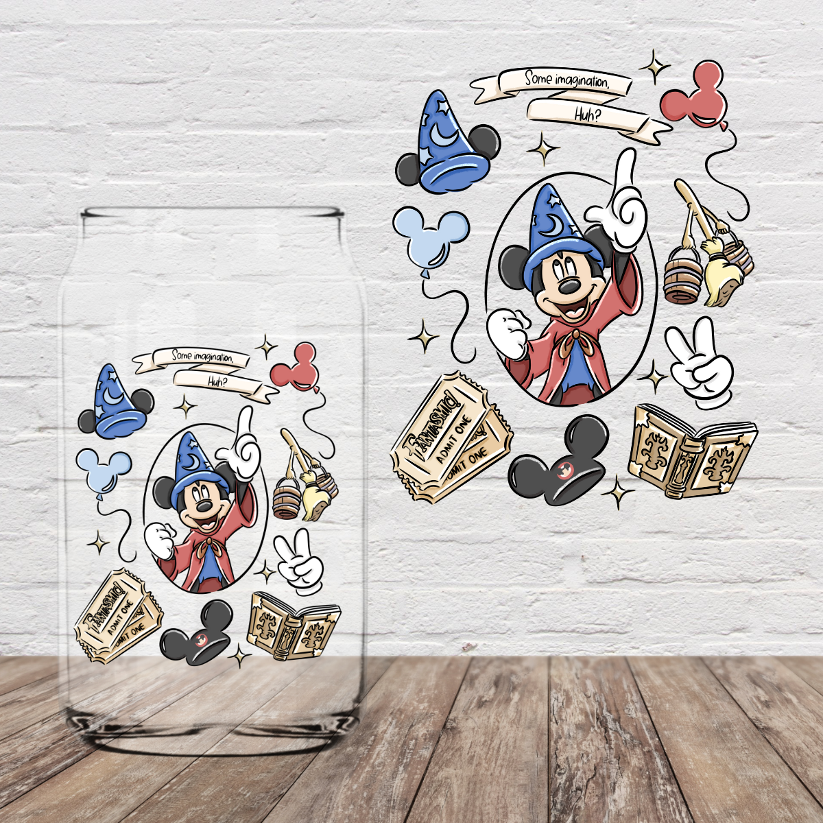 Wizard Mouse 4" UV DTF