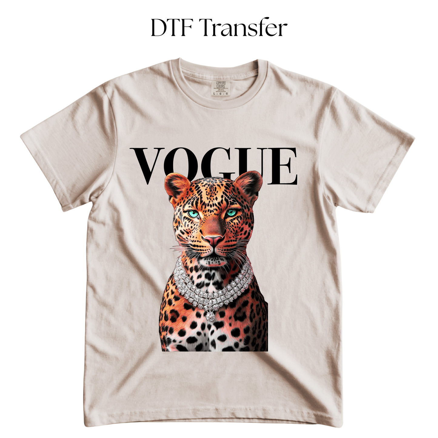 Vogue Cat DTF Transfer