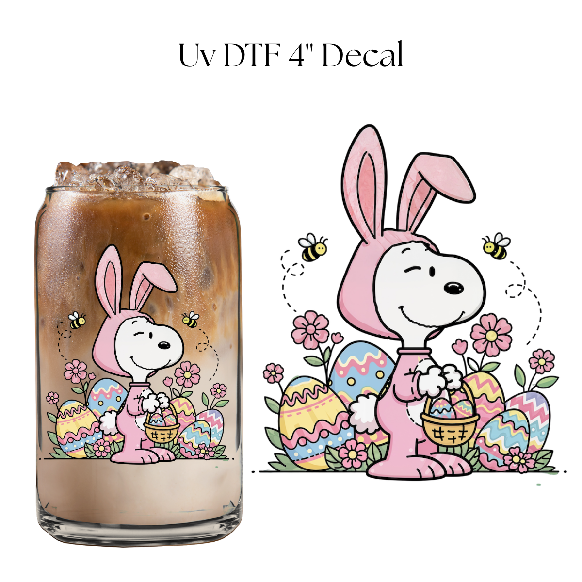 Snoop Bunny 4” UV DTF Decal