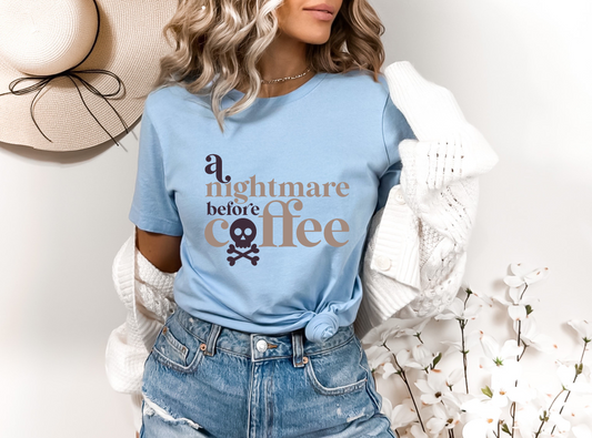 A Nightmare Before Coffee DTF LAST CHANCE