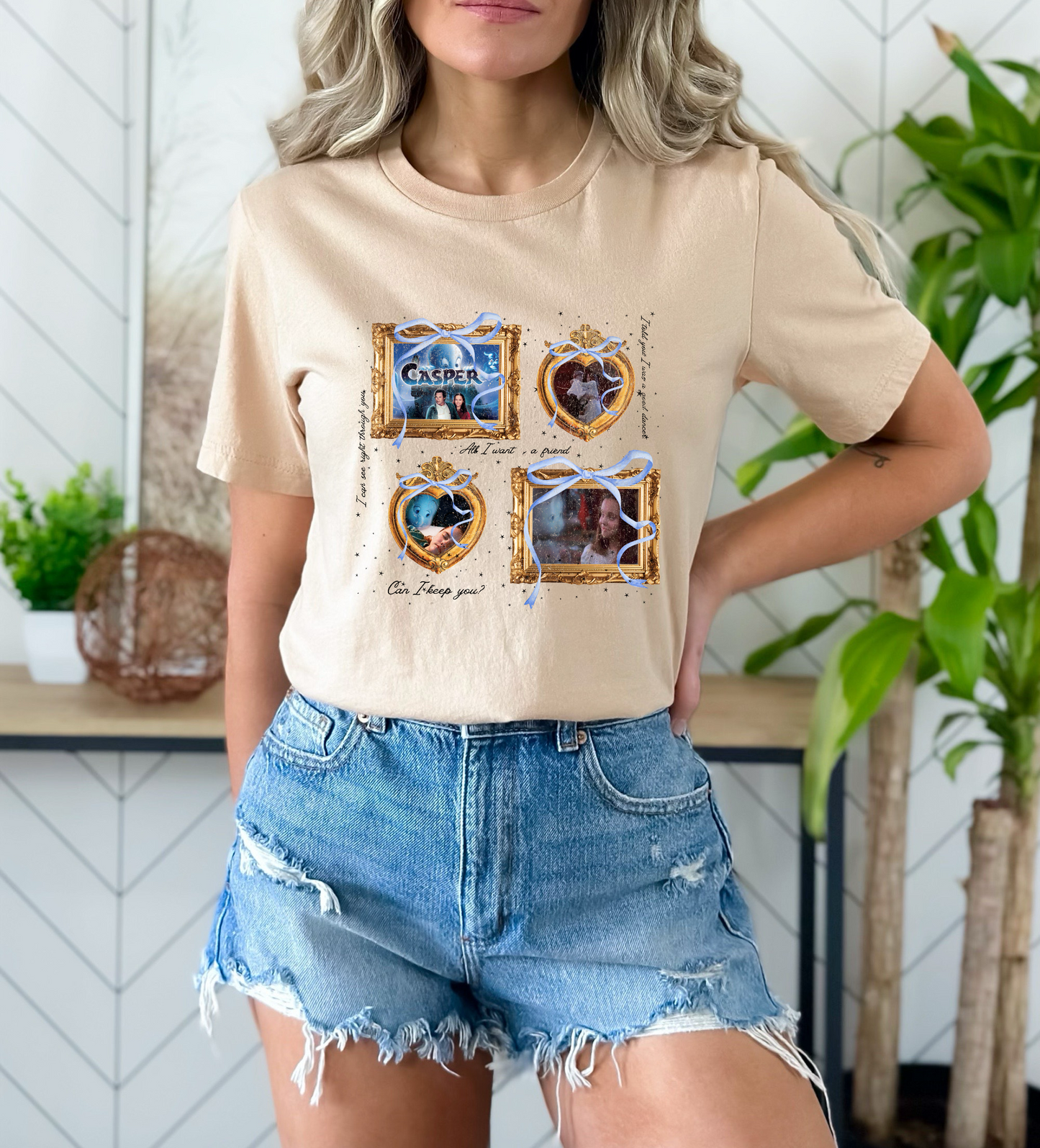 Friendly Ghost Framed SEASONAL DTF