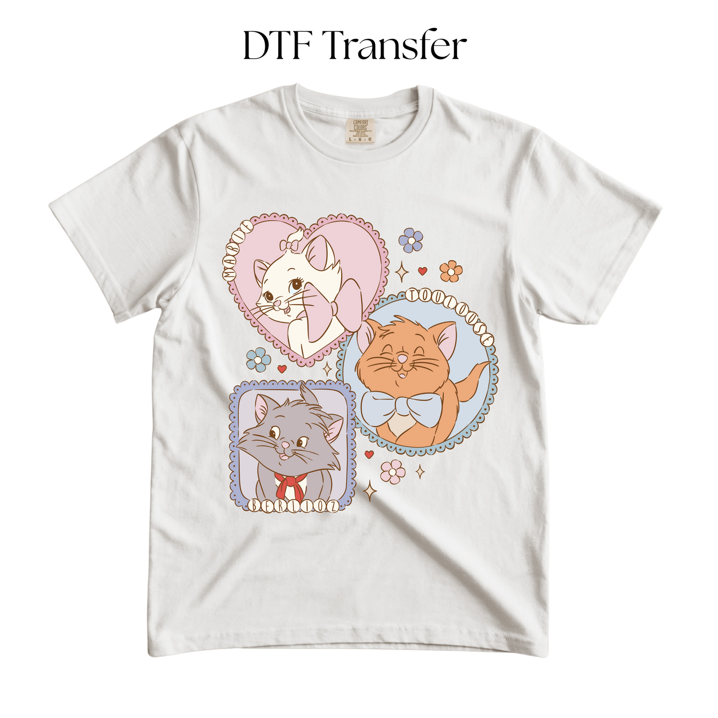 3 Kitties DTF Transfer