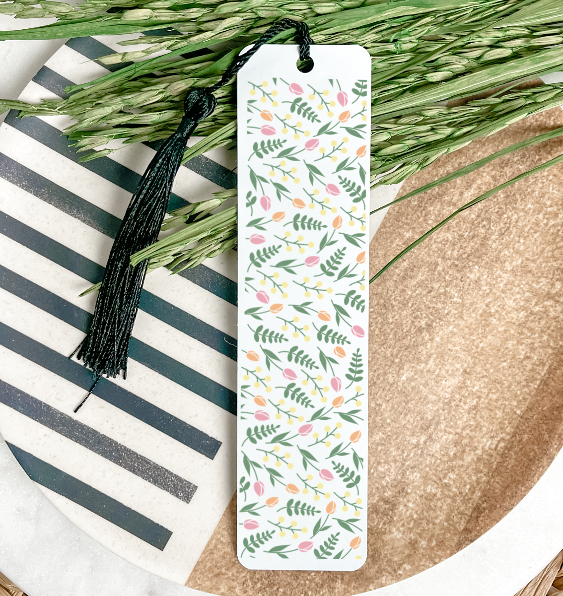 Tulips Bookmark UV DTF Transfer