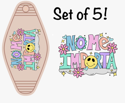 No Me Importa (MOTEL KEYCHAIN)