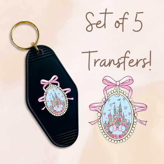 Magical Castle Frame MOTEL KEYCHAIN Transfer