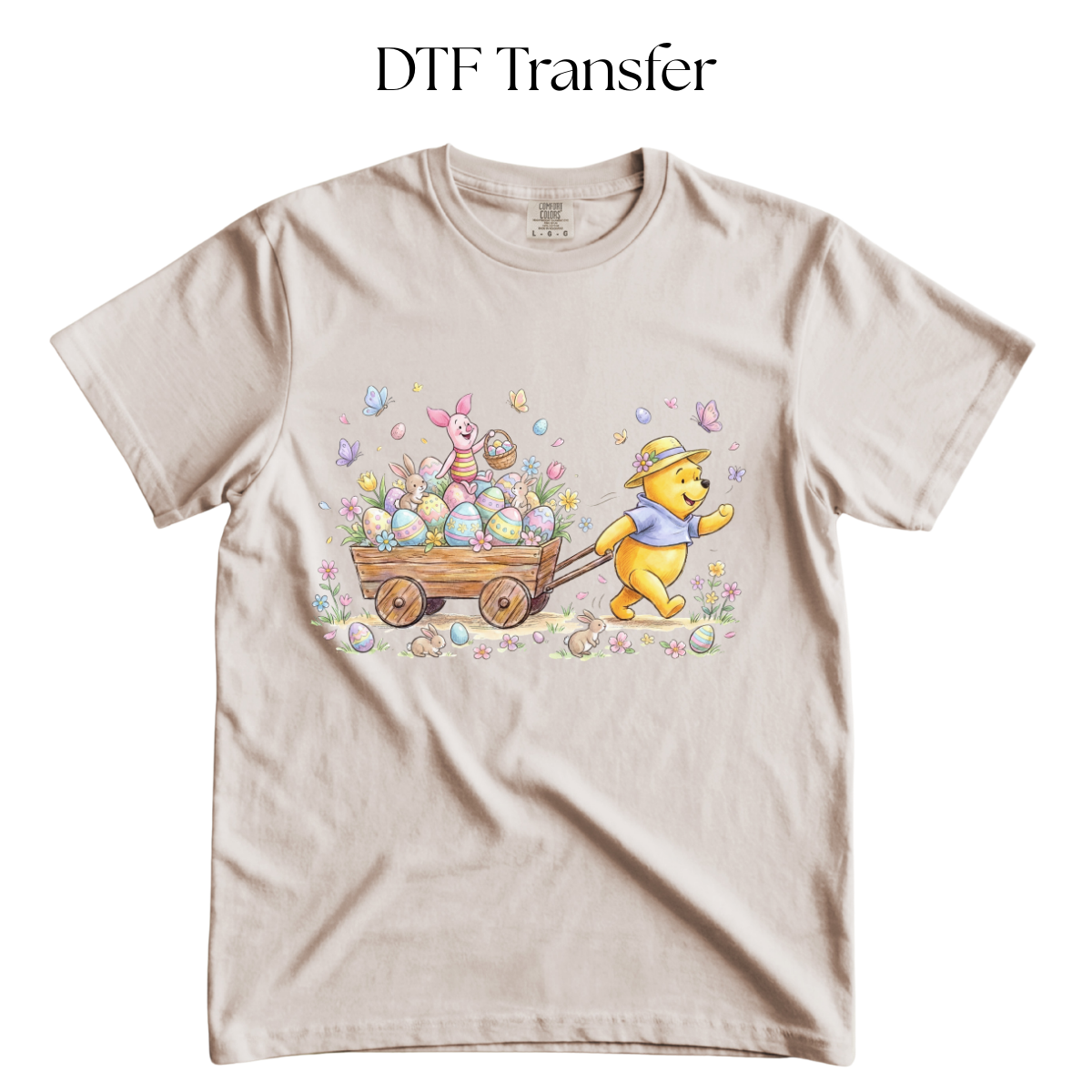 Bear Easter DTF Transfer