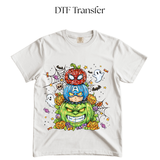 Hero Pumpkins DTF Transfer