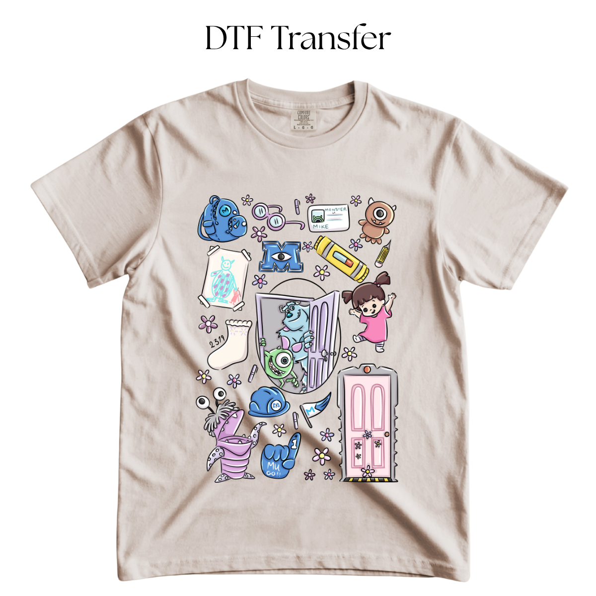 Monster Movie DTF Transfer