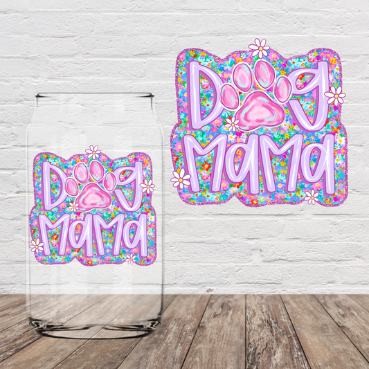 Purple Dog MAMA 4" UV DTF