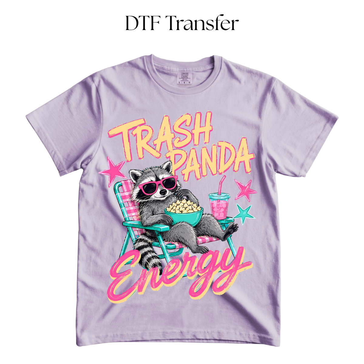 Trash Panda Energy DTF Transfer