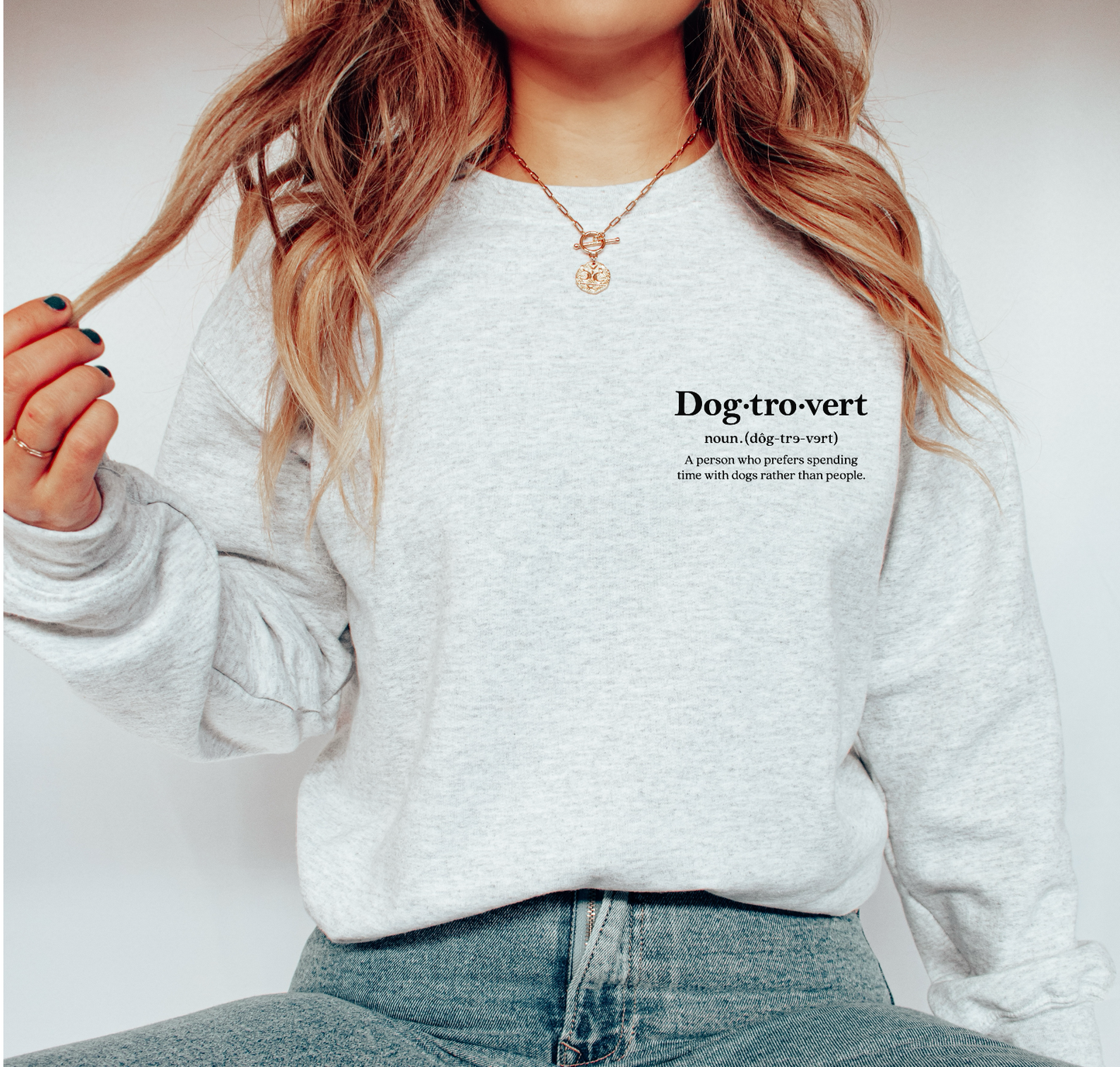 Dogtrovert (BLACK) SINGLE COLOR DTF TRANSFER