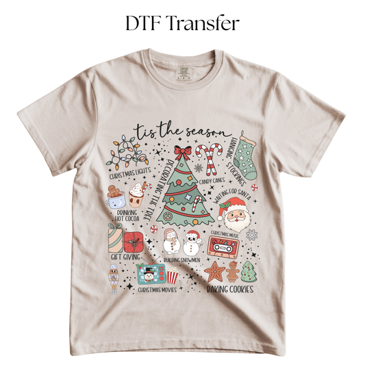Tis the Decorating Season DTF Transfer