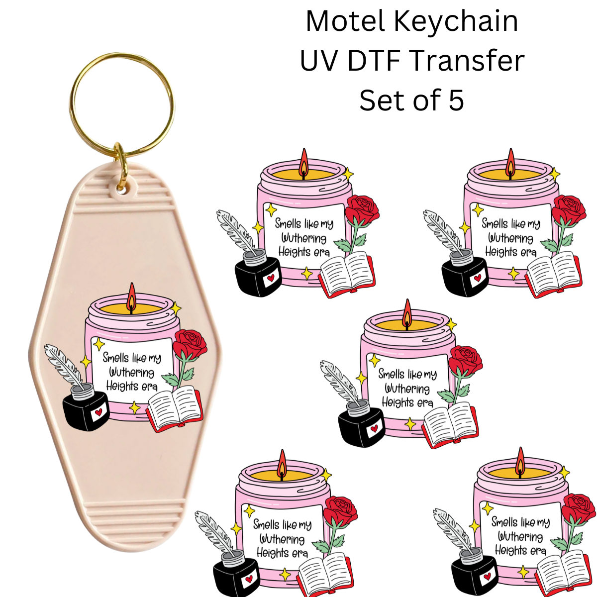 Smells Like My WH Era Set of 5 Keychain Transfers