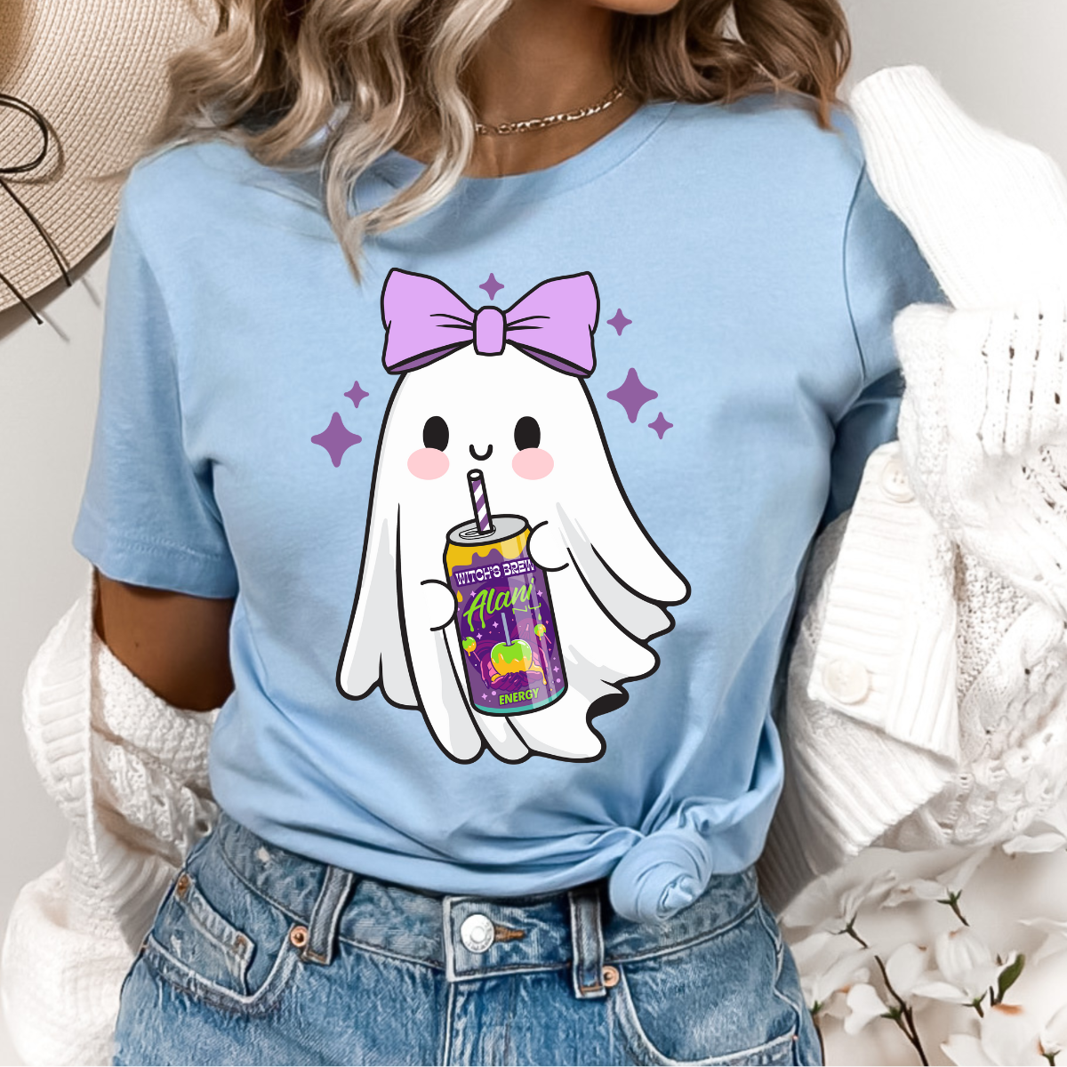 Energy Drink Ghostie Dtf Transfer