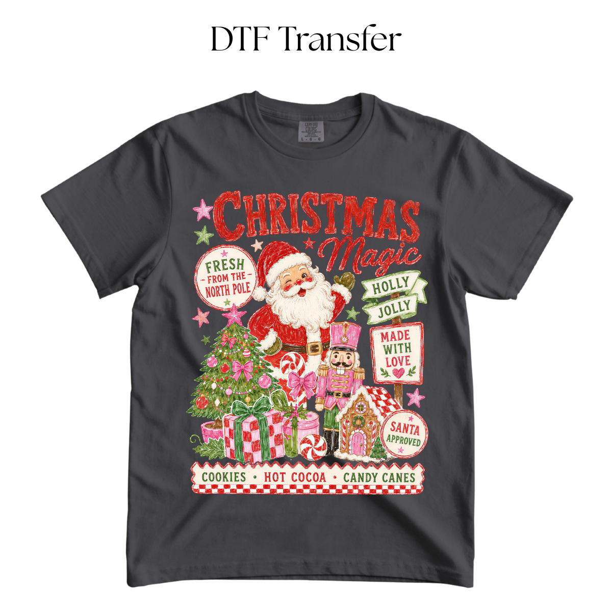 Christmas Magic DTF Transfer
