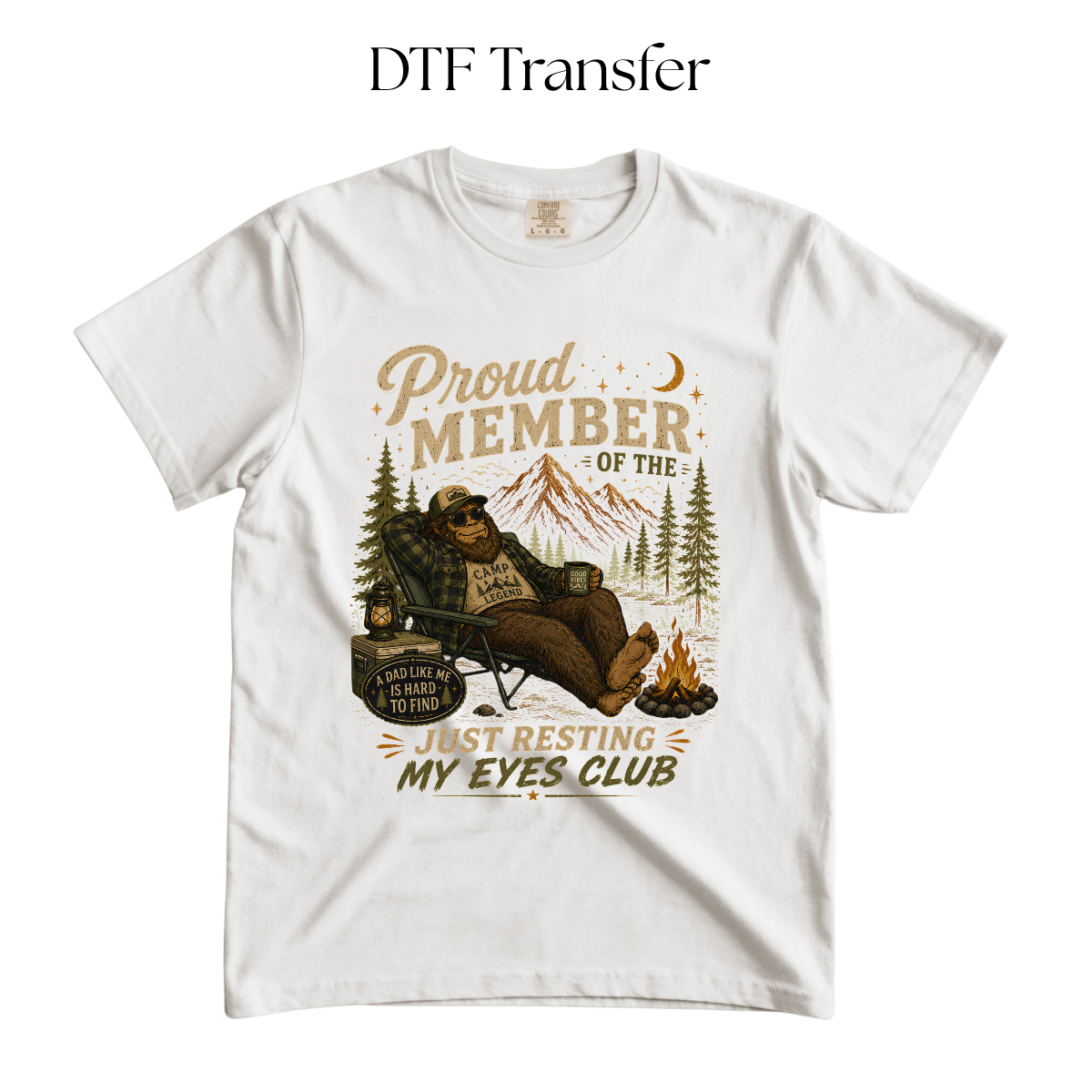 Proud Member of the Just Resting My Eyes DTF Transfer