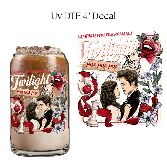 Vampire! Wolves! Romance! 4” UV DTF Decal